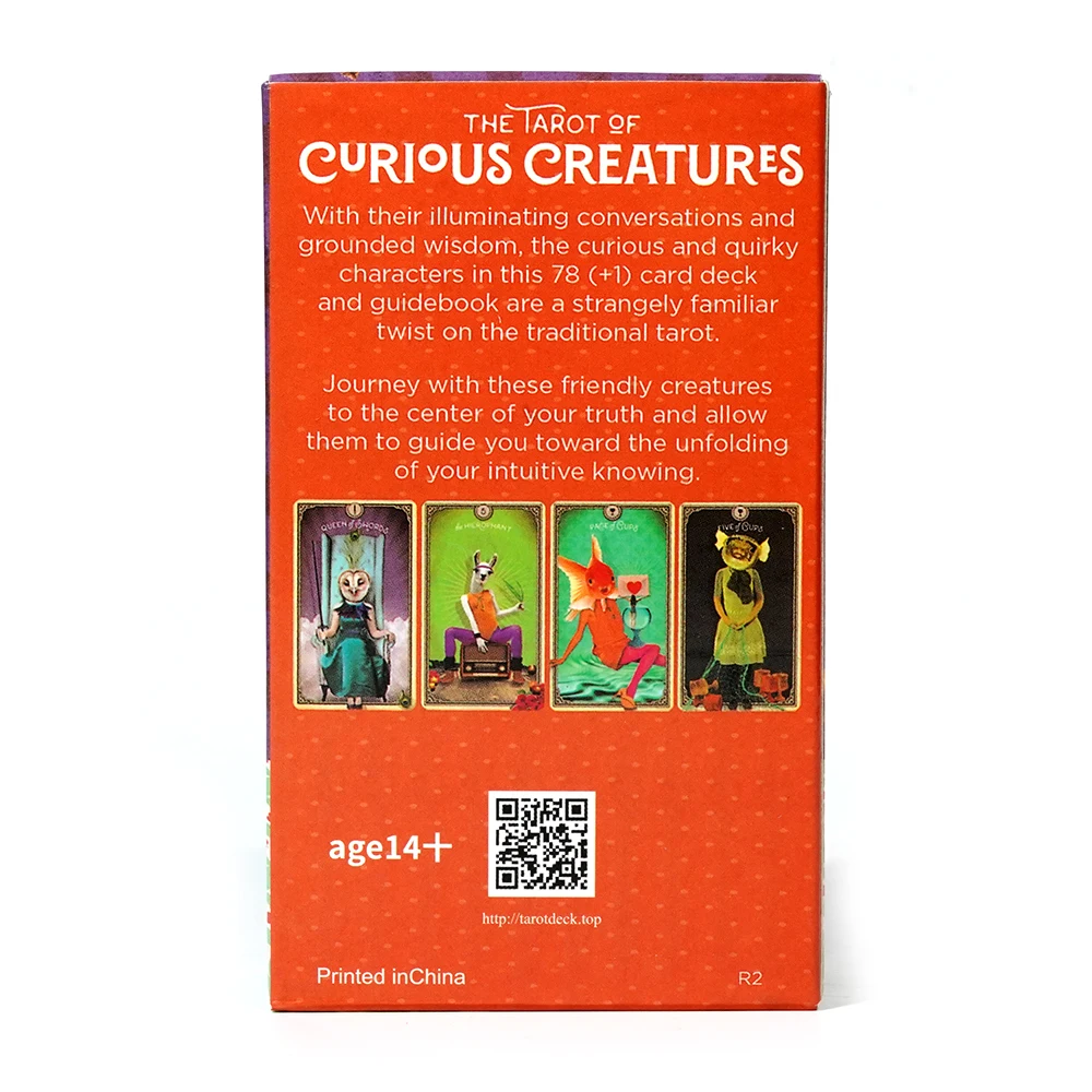 Руководство по карточной колодеке Таро Странных существ 78 к раскладыванию