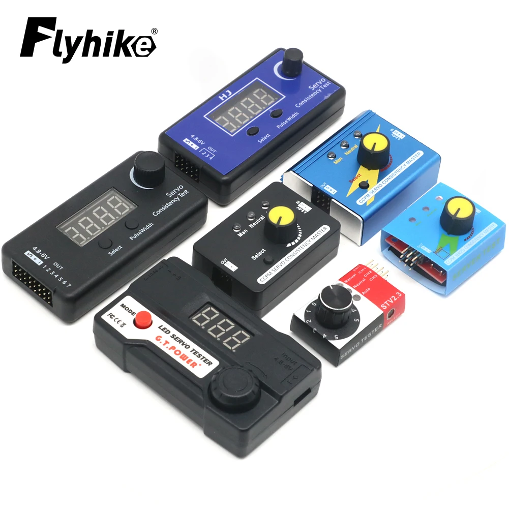 

Digital Servo Tester / ESC Consistency Tester Steering Gear Measurement for FPV RC Helicopter Airplane Car Servo Tester Tool