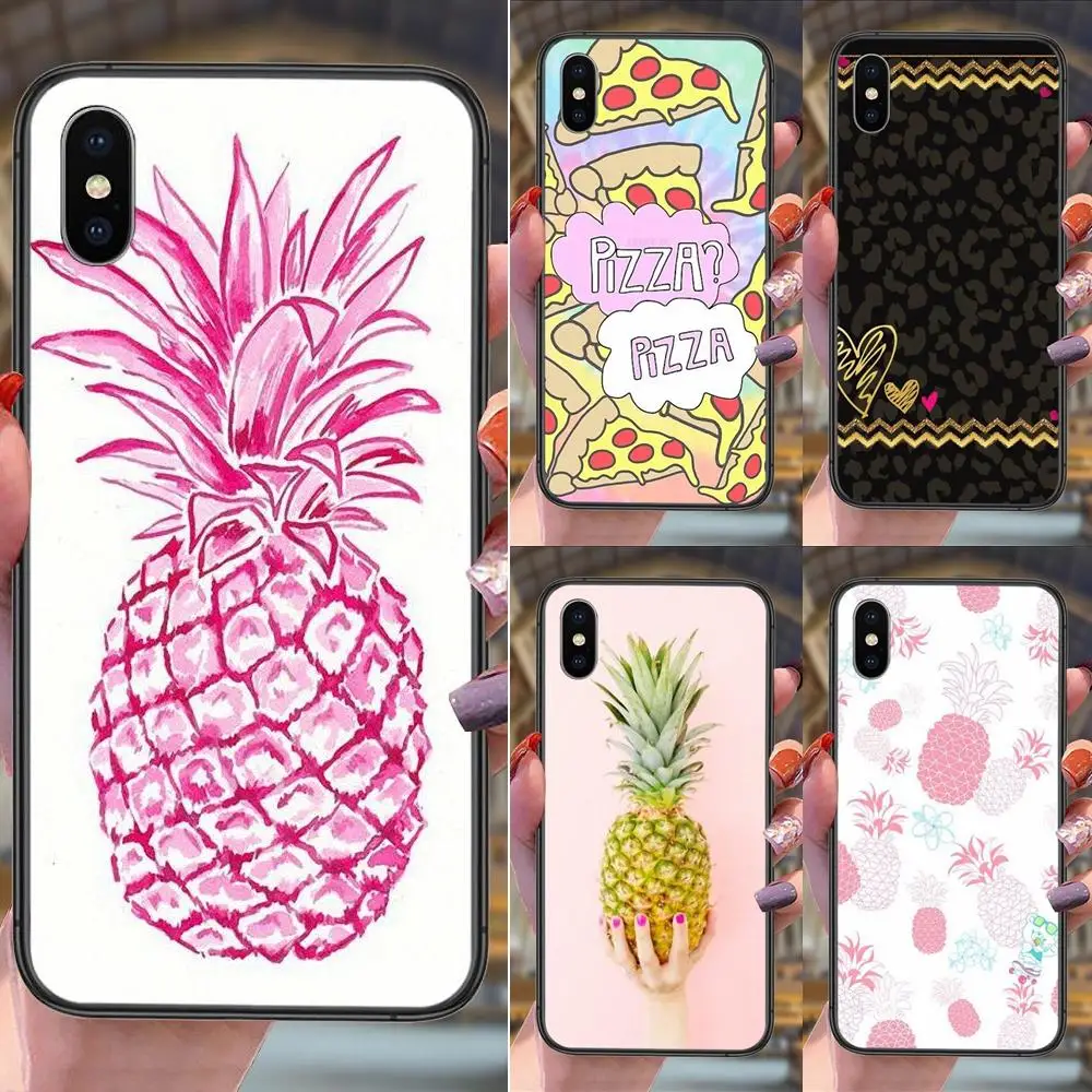 

Colors Love Pink And Pineapple Protector Phone Coque For Huawei Y5 Y5p Y6 Y6P Y6s Y7 Y7a Y7P Y9 Lite Prime Pro 2017 2018 2019