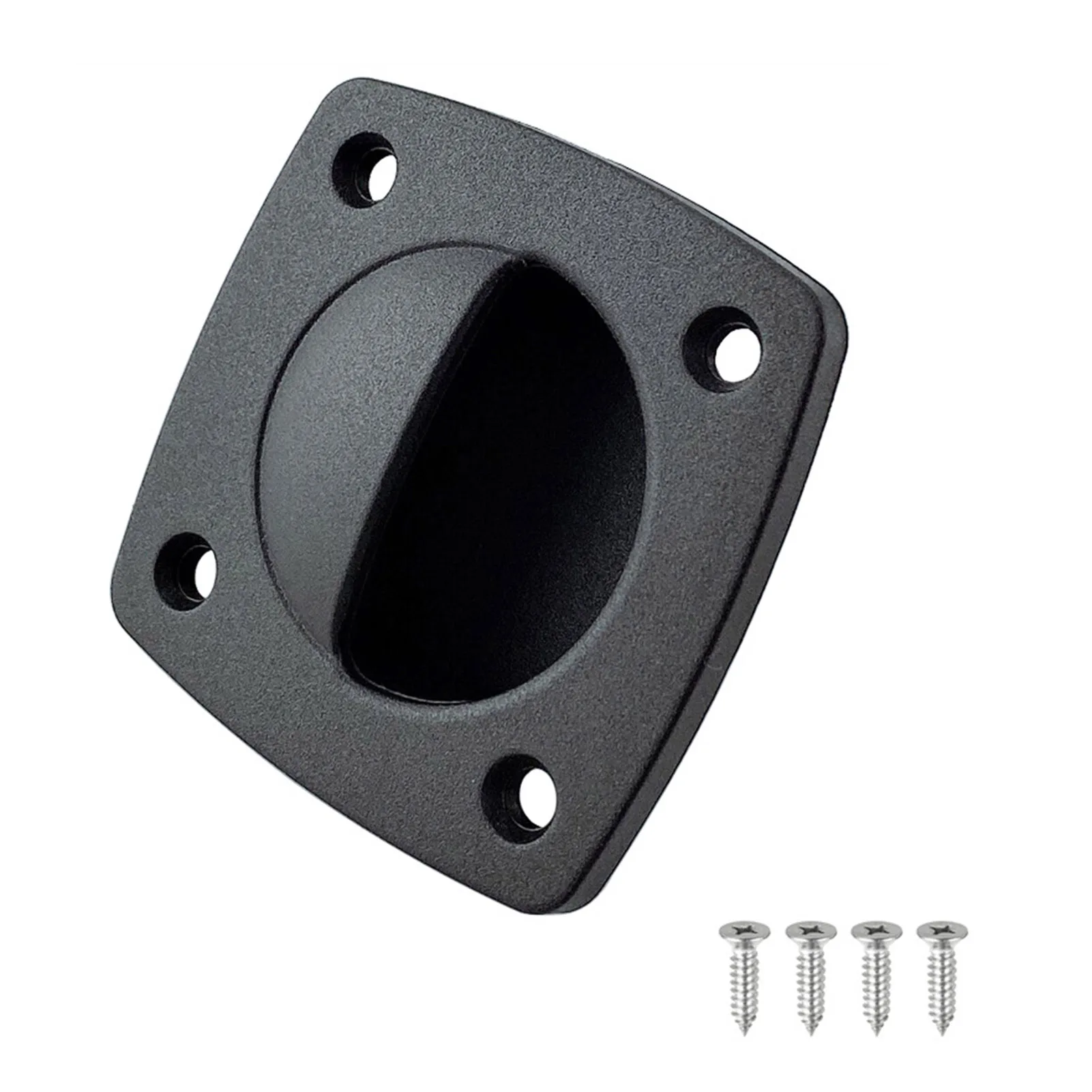 

Nylon Boat Flush Mount Lift Handle Corrosion Resistant Square Shaped Pull Hatch Deck Flush Pull Sliding Door Handle Large