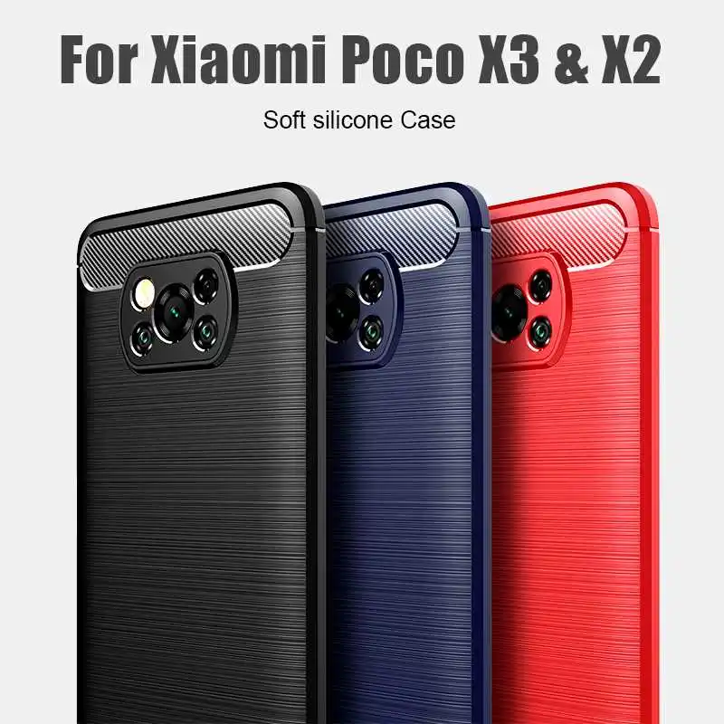 

Ударопрочный Мягкий чехол Mokoemi для Xiaomi Poco X3 NFC X2, чехол для телефона