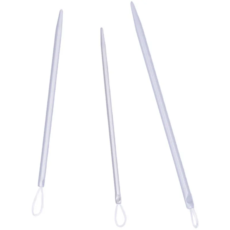 

3 шт./набор, спицы для вязания, с нейлоновой нитью