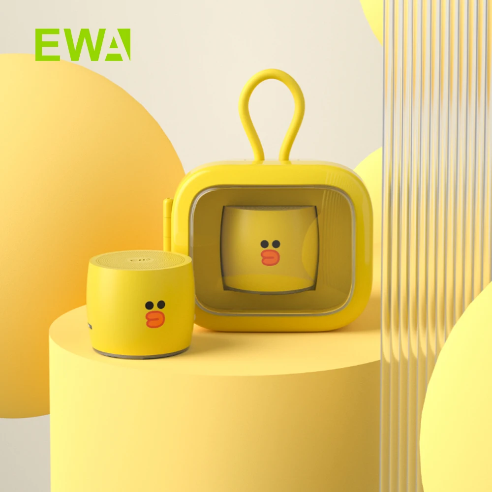 Купи EWA LINE A103 Wireless Bluetooth Speakers 5.0 USB Mini Portable Bass Super Long Play Metal Speaker Portable Electronics Yellow за 1,483 рублей в магазине AliExpress