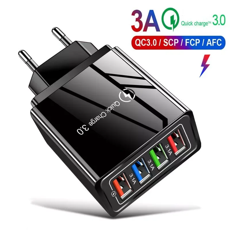 

Mobile Phone Charger Quick Charge 3.0 4.0 Fast Charging USB Charger For IP11 MATE 20 MATE 30 S10 Tablet USB Adapter