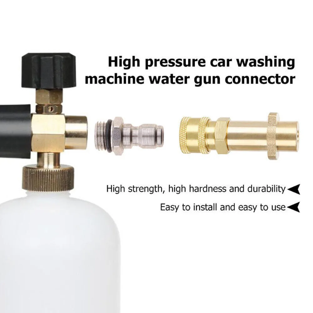 

Car Wash Pressure Washer Adapter For Snow Foam Lance Spray Jet K2-K7 Watering Irrigation Car Washing Machine Adapter