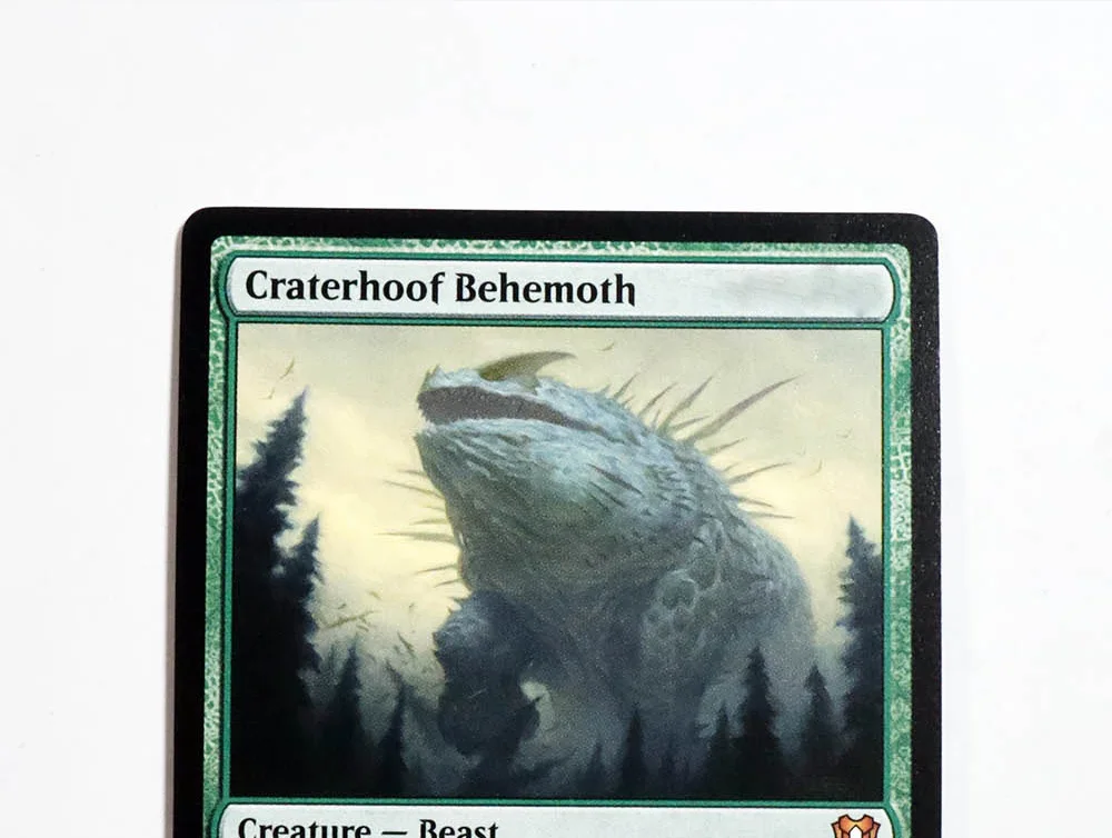 Craterhoof Behemoth TCG Magical Proxy Черный Высокое качество Прокси игральные карты Сборная
