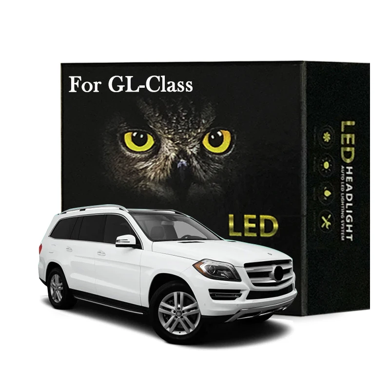 

Led Interior Light Kit For Mercedes Benz MB GL Class X164 X166 GL450 GL500 GL550 LED Bulbs Canbus