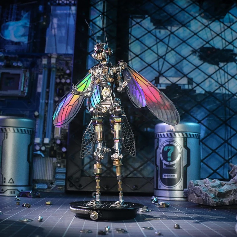 Металлическая сборная модель оса скорпиона богомола молитвы насекомых игрушка