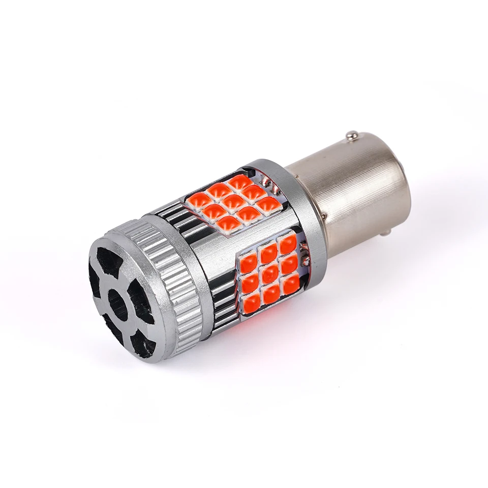 

1x Fan Cooling 1156 Led P21W Car Light Reverse Lamp 1157 Bay15d P21 5W Ba15s Bulb 1000LM Canbus Auto For Truck Park Brake 12/24V