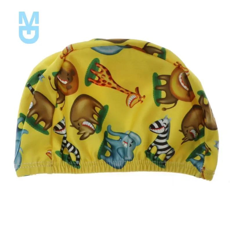 

New Baby born Swimming Hats Infant Cartoon Printed Swimming Hats Bathing Waterproof Hats For Children Boys Girls Pool 0-6Y