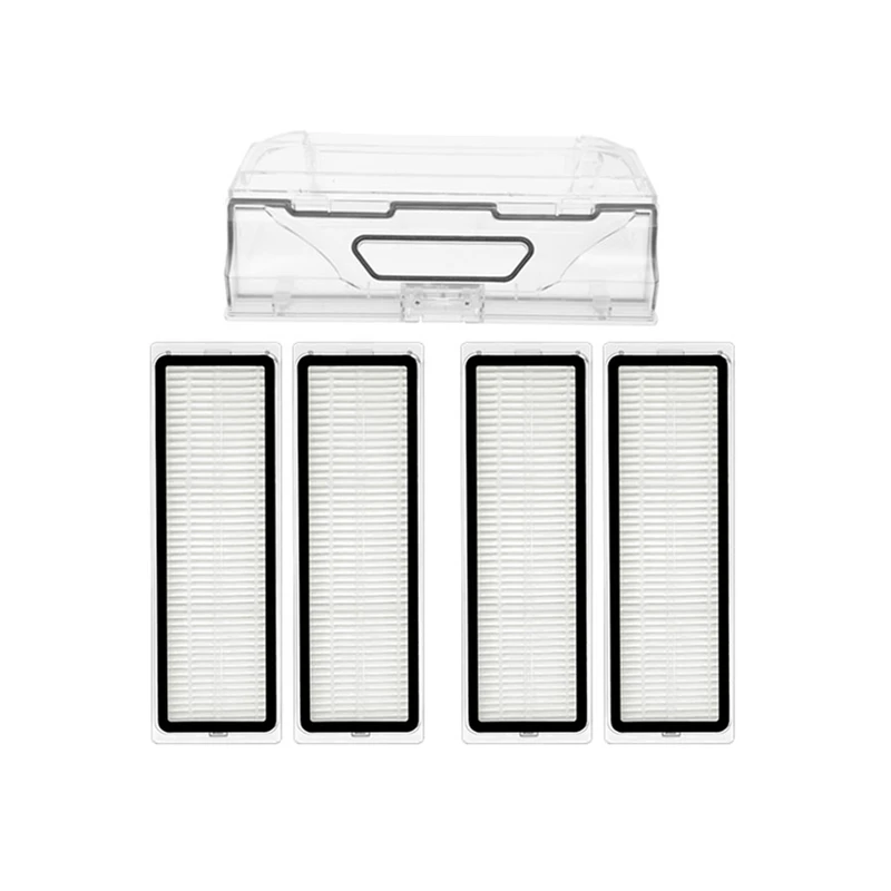 Швабра для робота-пылесоса Xiaomi Mi 1C 1T F9 Mijia контейнер мусора и Hepa фильтры запасные