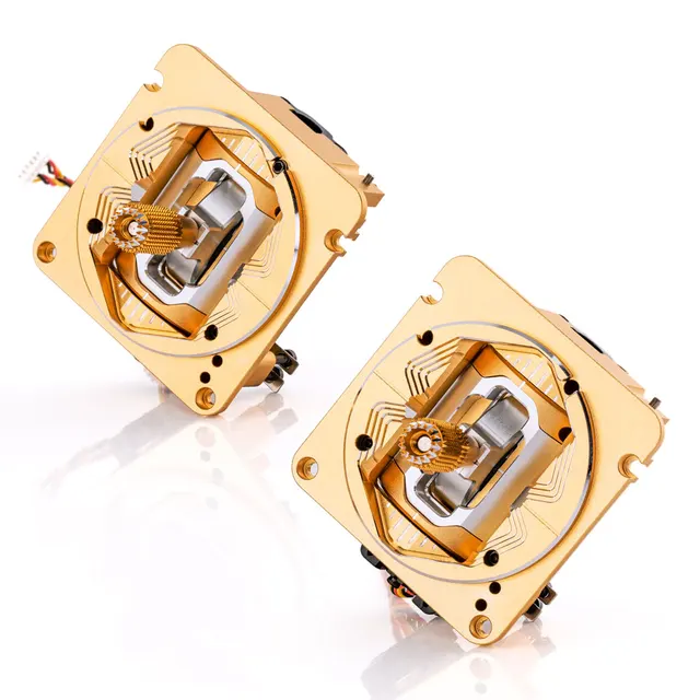 RadioMaster AG01 CNC Metal Hall Sensor Gimbal Throttle + Return Center Gold Set