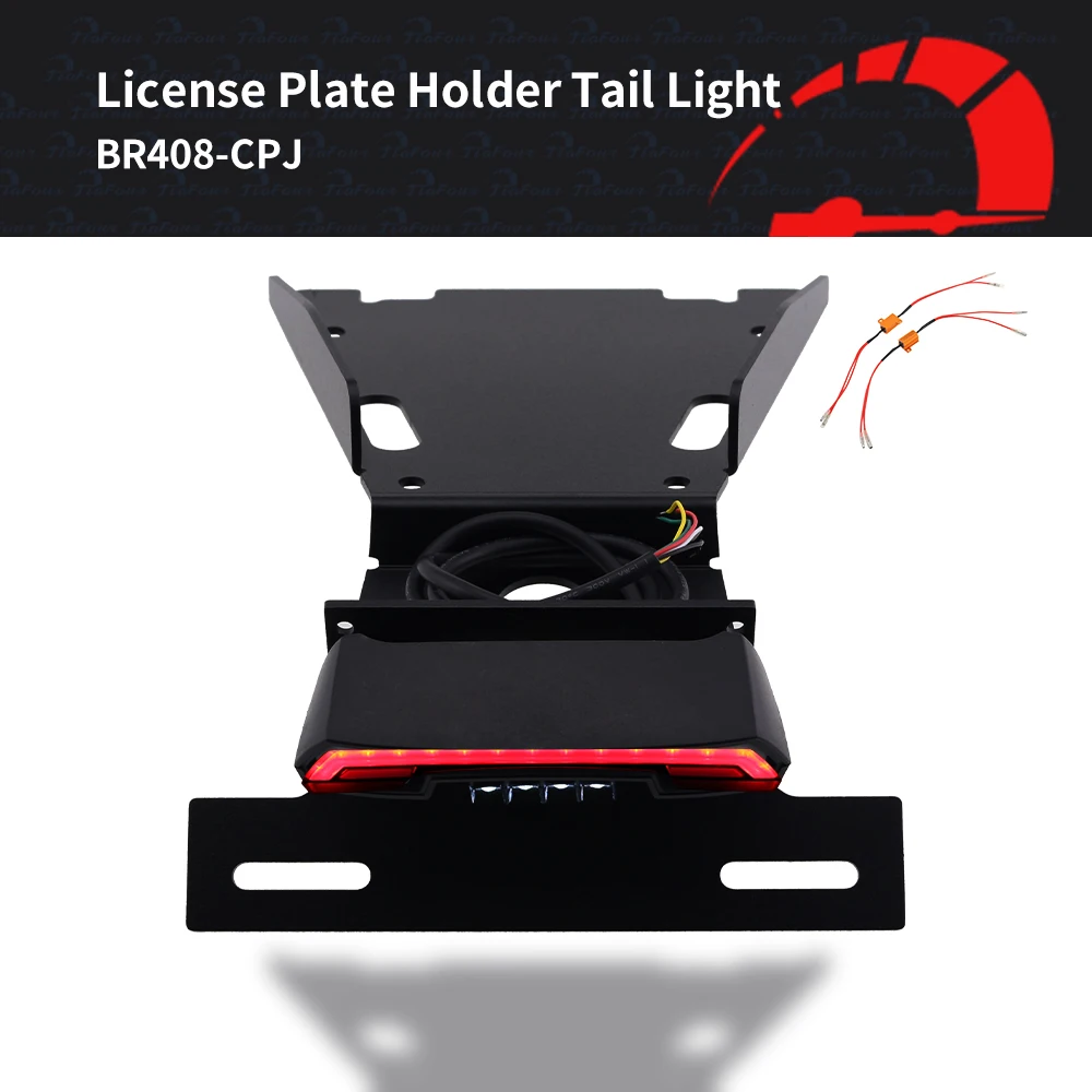 

Fit R nineT 14-21 LED Tail Light Turn signal Blinker Lamp For R nine T Scrambler Pure 16-21 Registration License Plate Holder