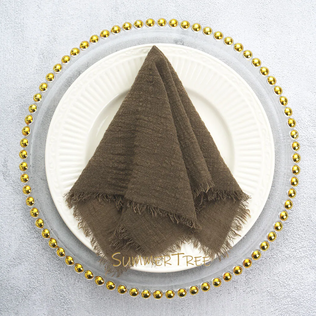 24 шт. бледно-розовые тканевые салфетки из хлопка SUMMERTREE