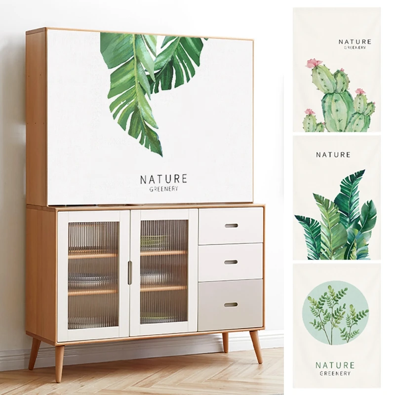 

Короткие шторы для шкафов, пылезащитные полузанавески для полки для хранения, полузанавески для занавесок, кухонная дверь, гостиная, кофейн...