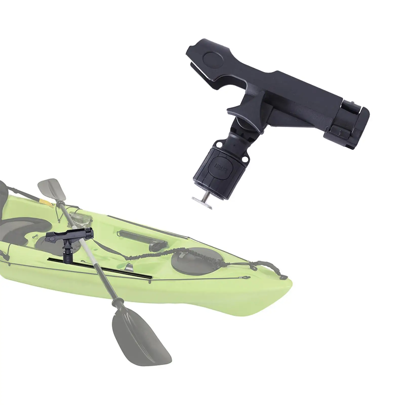 

Adjustable Rotatable Plastic Fishing Rod Mount Rack Holder Bracket Boat Canoeing Rowing Mount Kit Kayak Side Rod Holder