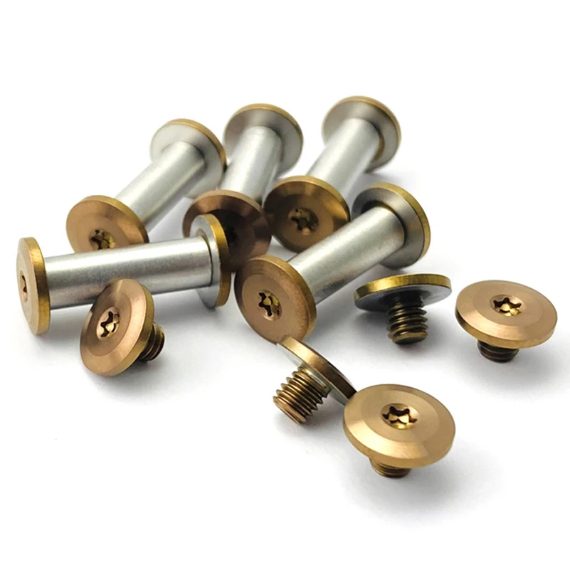 10 шт. / партия Подходит для 6 мм отверстий из нержавеющей стали рукоятка DIY Сделано
