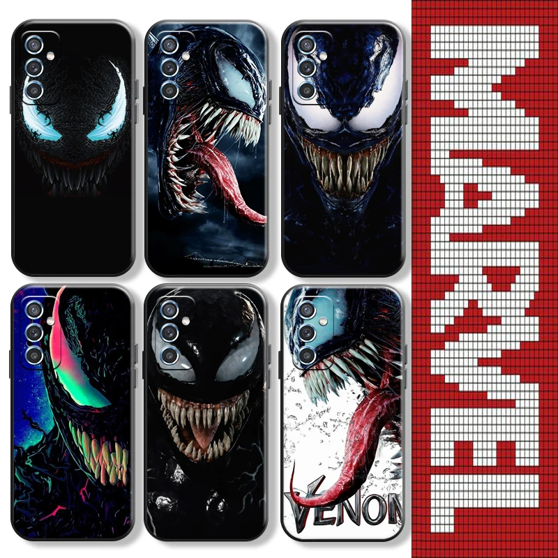 

Marvel Venom Comics Cool For Huawei P Smart Z 2019 2020 P20 P30 Lite Pro Phone Case Soft Back Black Coque Liquid Silicon