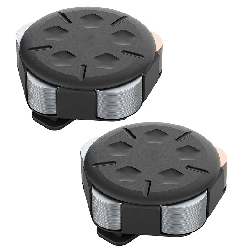 

2 шт./упаковка, портативные монеты с держателем-зажимом