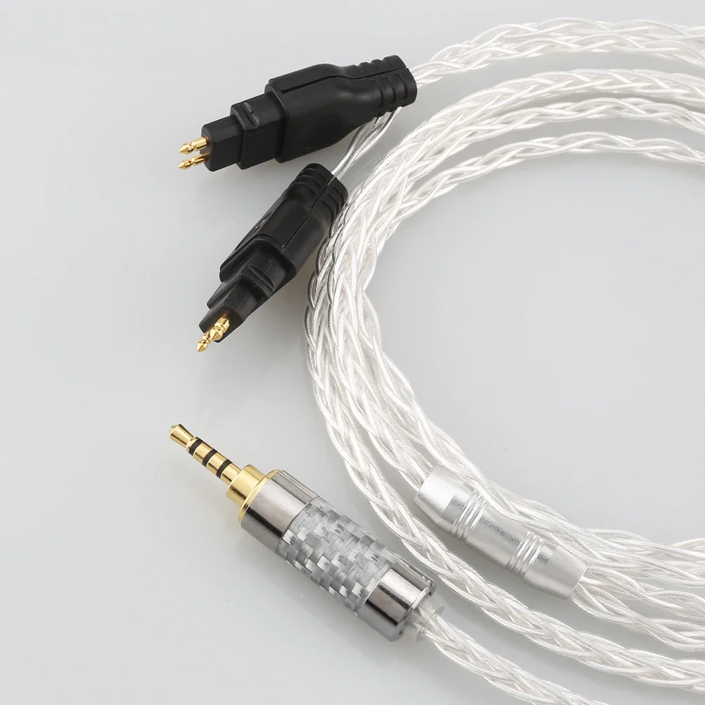 3 5 мм 2 XLR 4 8-ядерный посеребренный кабель для наушников OCC Sennheiser HD580 HD600 HD650 HDxxx HD660S