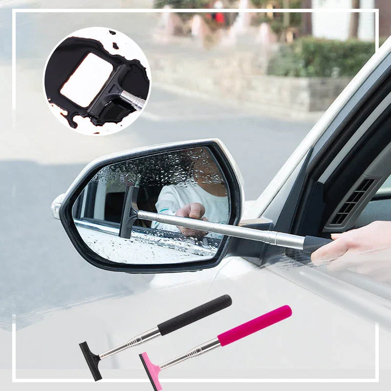 

Retractable Rear-view Mirror Wiper