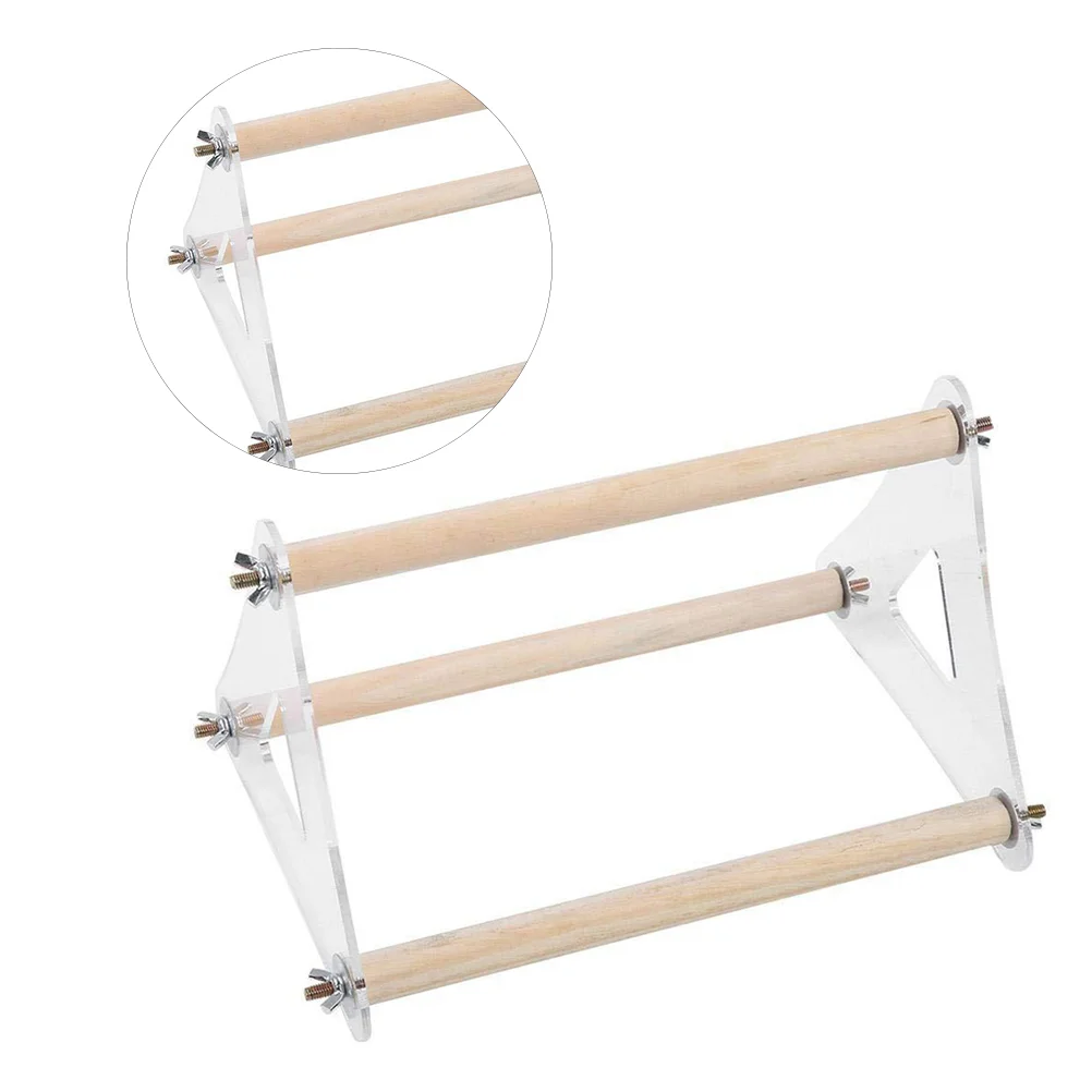 

1pc Triangular Training Stand Activity Ladder Climbing for Parrot Bird