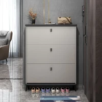 light luxury ultra thin tipping shoe cabinet home entrance porch cabinet large capacity space saving small narrow cabinet rack
