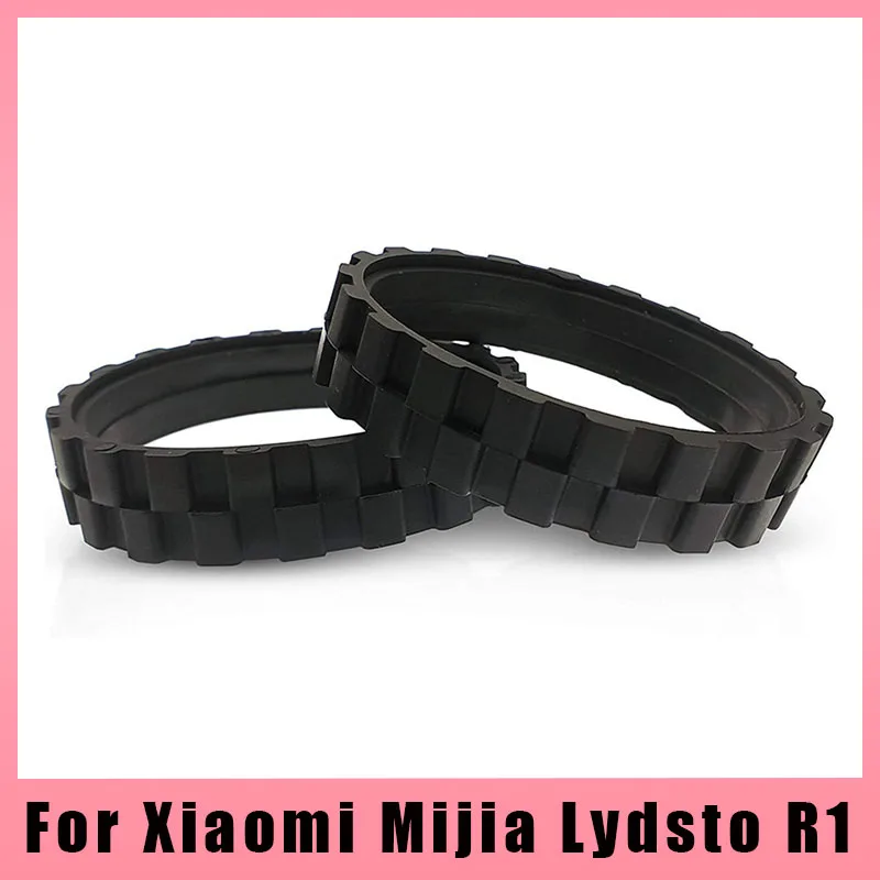 

2Pcs Tires For IROBOT ROOMBA Wheels Series 500, 600, 700, 800 and 900 Anti-Slip, Great Adhesion and Easy Assembly.