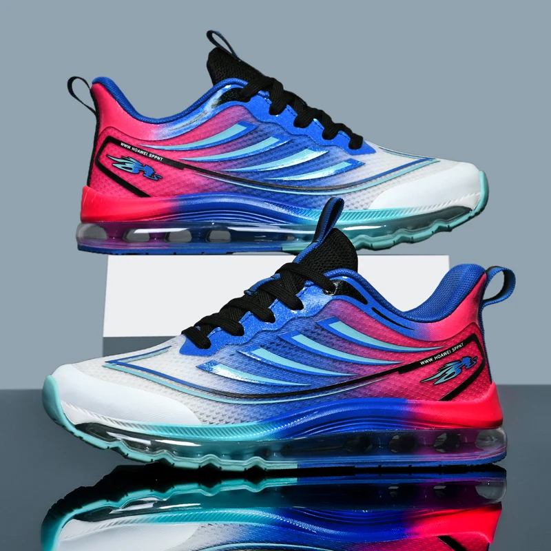 Мужские спортивные кроссовки для марафона на воздушной подушке дышащие легкие