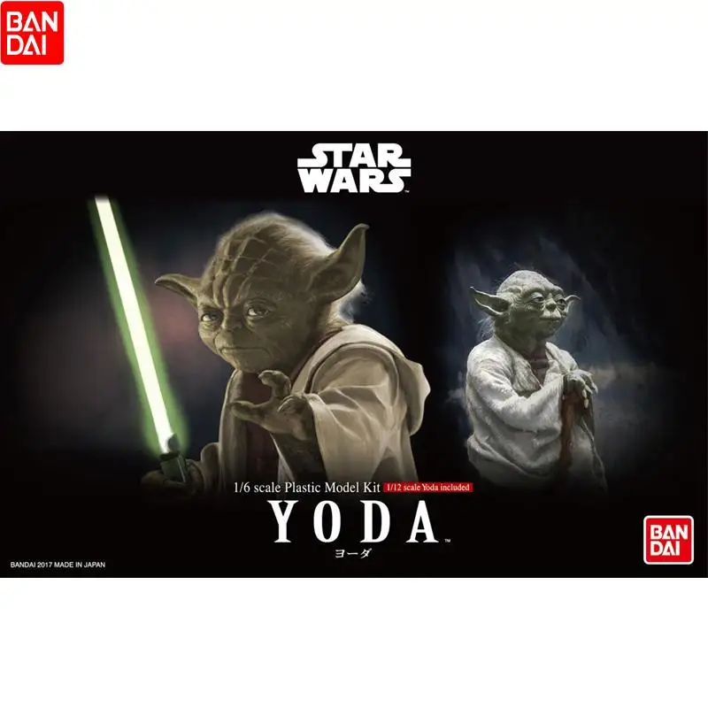 

Original Bandai Master Yoda Star Wars The Empire Strikes Back 1/6 Anime Assembled Action Figure Collection Model Ornaments Toys