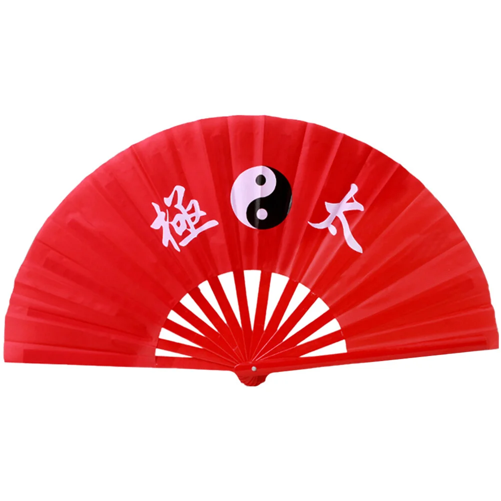 

Tai Chi Fan Party Hand Holiday Performance Folding Paper Sports Festival Plastic