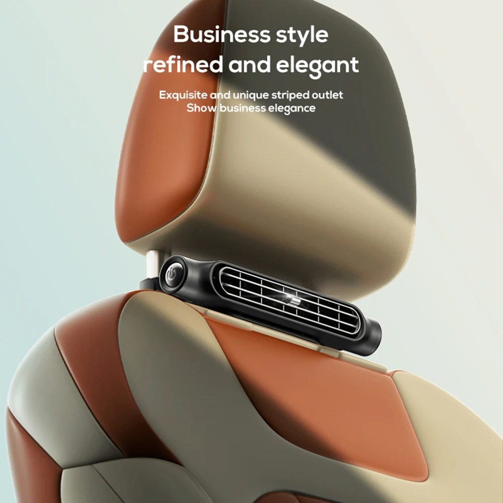 Охлаждающий воздушный вентилятор на подголовнике автомобиля 3-скоростной