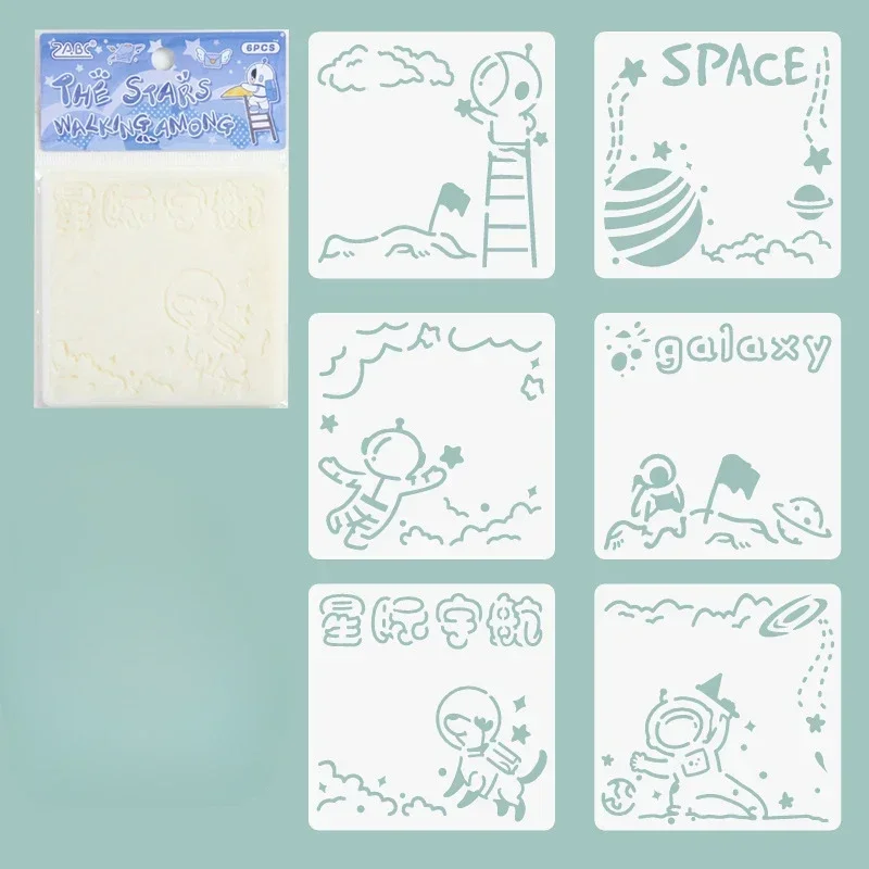 

Детские трафареты Kawaii Bunny 6 шт.