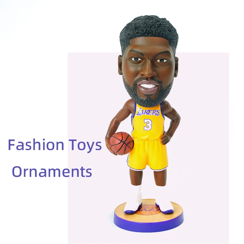 Фото 20 см MINISO и NBA баскетбольная звезда ПВХ фигурка встряхивающейся головой фигурка украшение дома орнамент произведения искусства подарок бойфренду на день рождения №4