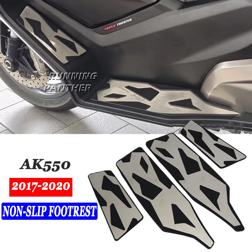 

Новые аксессуары для мотоциклов AK550 2020 2019 2018 2017 педали Силикон + алюминий для KYMCO AK 550 Педальный комплект ножек