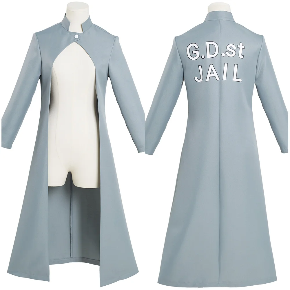 

Jojo's Bizarre Adventure Stone Ocean Kujo Jotaro Cosplay Costume Coat Outfits Halloween Carnival Suit