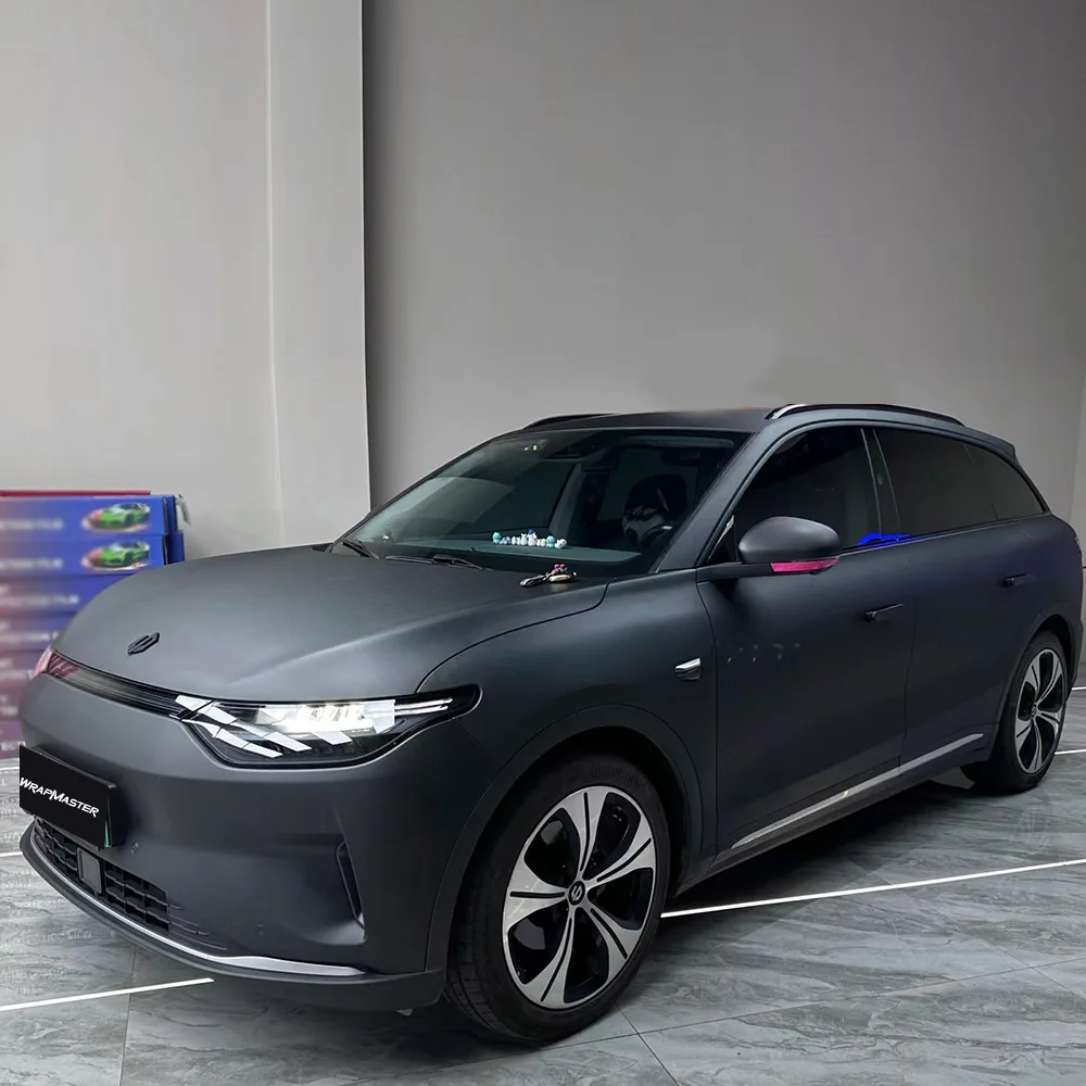 Wrapmaster 5*56ft матовая черная автомобильная пленка виниловая для обертывания
