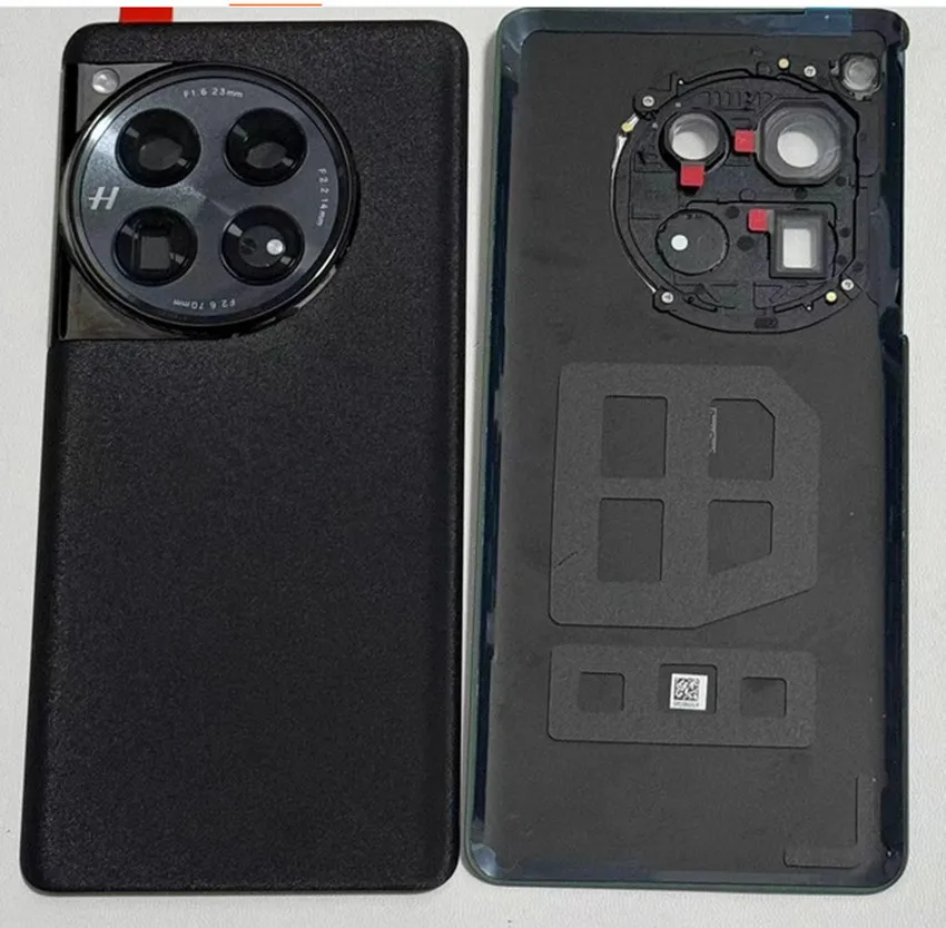 Фото Новая оригинальная стеклянная задняя крышка корпуса для OnePlus 12, дверца батарейного отсека, задняя панель, чехол, замена клейкой ленты для объектива камеры №1