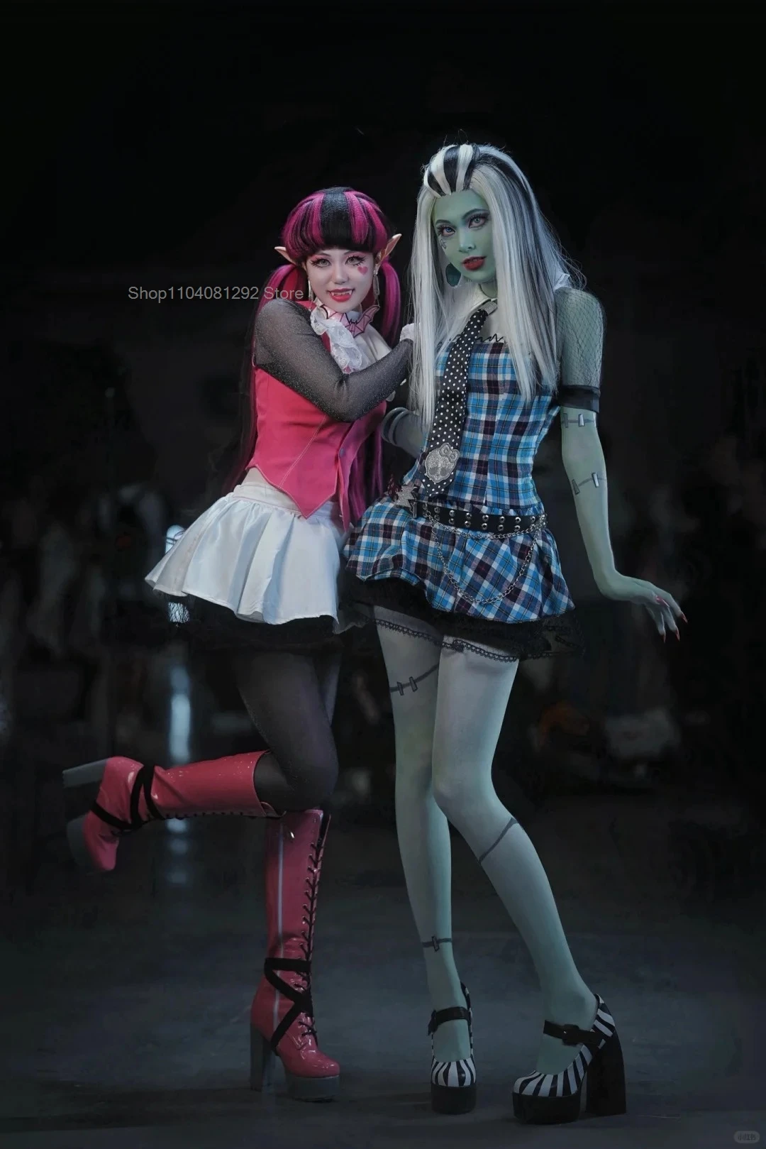 Костюм для косплея Monster High Фрэнки Штейн 1 костюм женское платье костюмы на