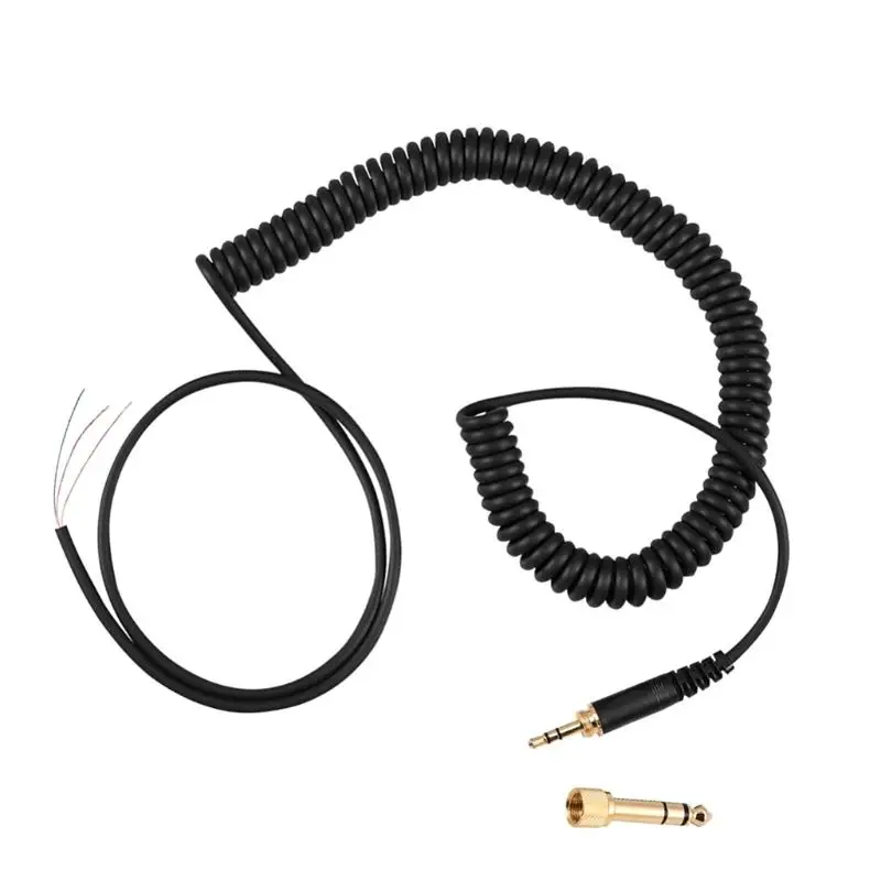 

New Replacement Spring Cable Cord Wire Plug for Beyerdynamic DT 770 770Pro 990 990Pro Headphone Accessories