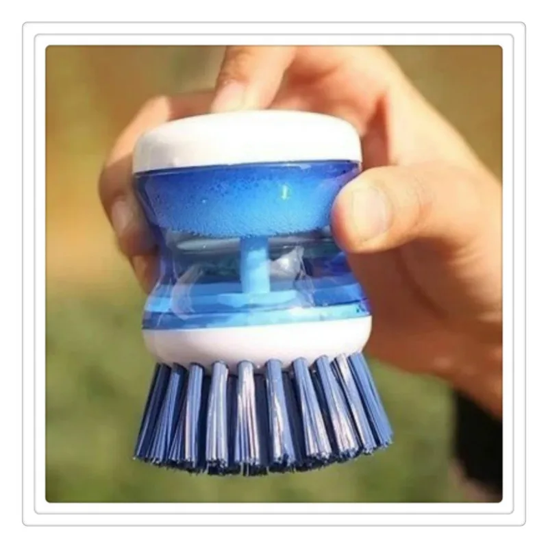 New Home Kitchen Washing Utensils Pot Dish Brush With Up Liquid Soap Dispenser Wash Tool | Дом и сад