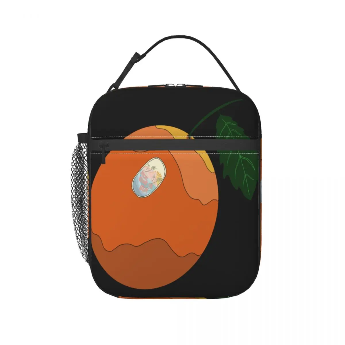 

Portable Lunch Box Insulation Package Insulated Thermal Food Picnic Bags Pouch Orange