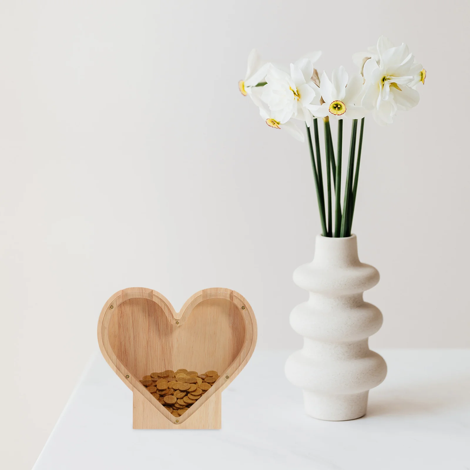 Копилка Любовь экономящая банка динозавров прозрачная деревянная коробка для