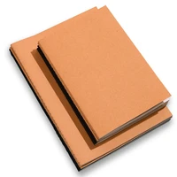 kraft paper agenda notebook weekly planner student diary plan schedule organizer sketchbook office school stationery supplies