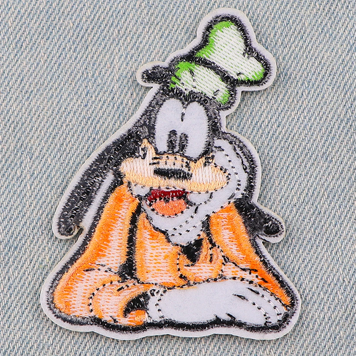 Мультяшный медведь мышь вышитый мужской женский значок нашивка аппликация