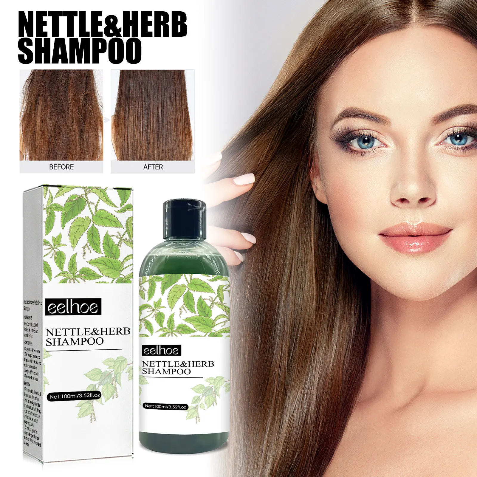 Травяной шампунь EELHOE глубоко очищает кожу головы смягчает волосы увлажняет