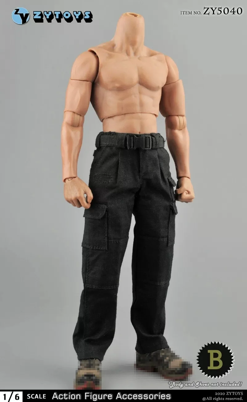 Фото Набор полевой формы ZYTOYS ZY5040 в масштабе 1/6 для мужских фигурок PMC: рубашка, боевые брюки, комплект одежды, модель, подходит для 12-дюймовых фигурок солдат. №4