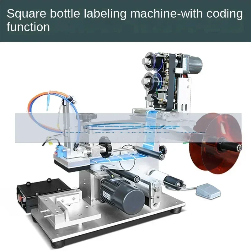 Полуавтоматизатор Etiketteermachine Kleine Rode Wijnfles Zelfkle идея Полуавтоматисштаб Ronde Fles