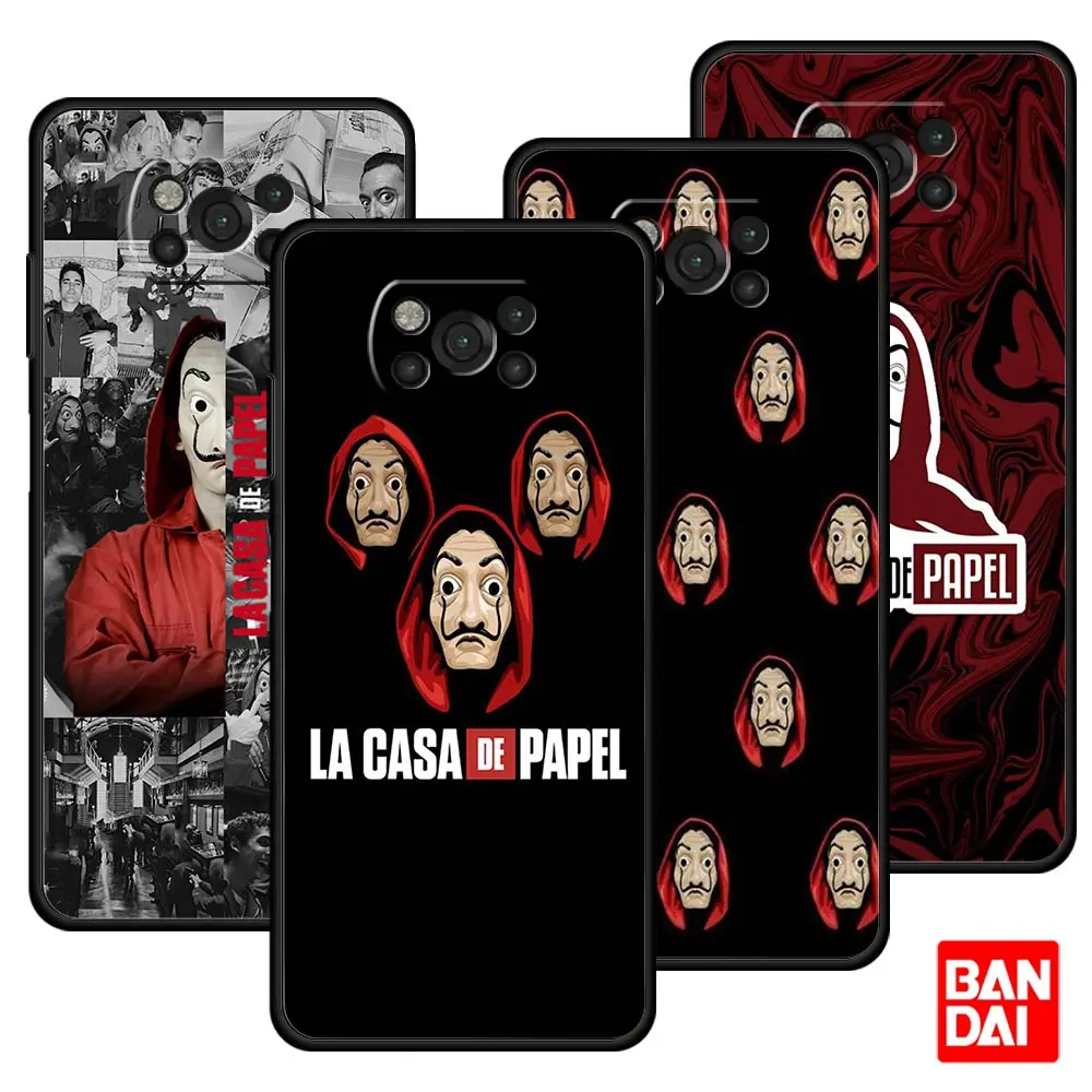 

La Casa De Papel Popular Case for Xiaomi Mi Poco X3 NFC F3 Redmi Note 9s 9 9A 9C 8 10 11 9T 8T 10T K40 Pro Plus Cover Matte Back