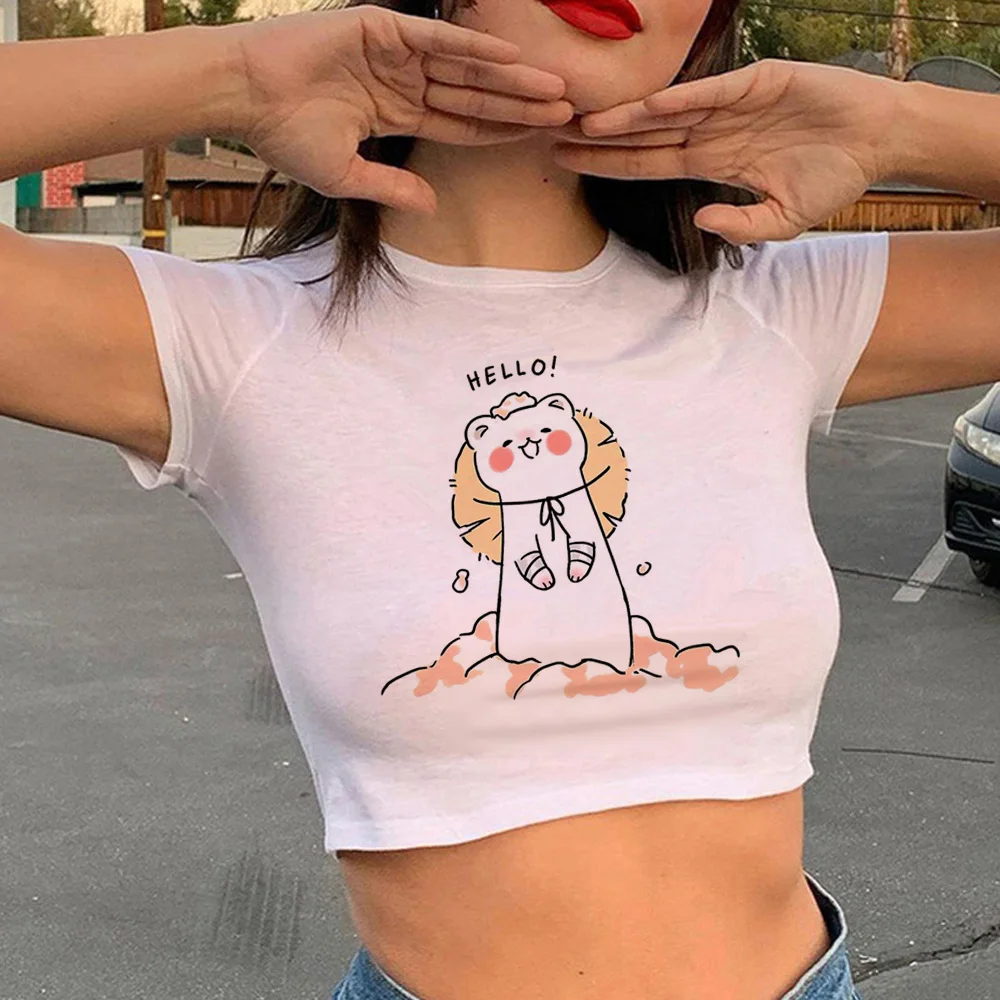 Футболка Tgcf женские футболки с японским комиксом женская уличная одежда